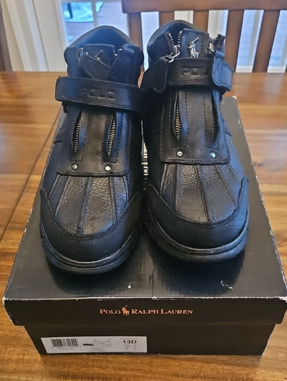 Polo by Ralph Lauren Black Men’s CONQUEST III Boots